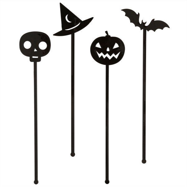 Spooky Drink Stirrers 8ct - Stesha Party