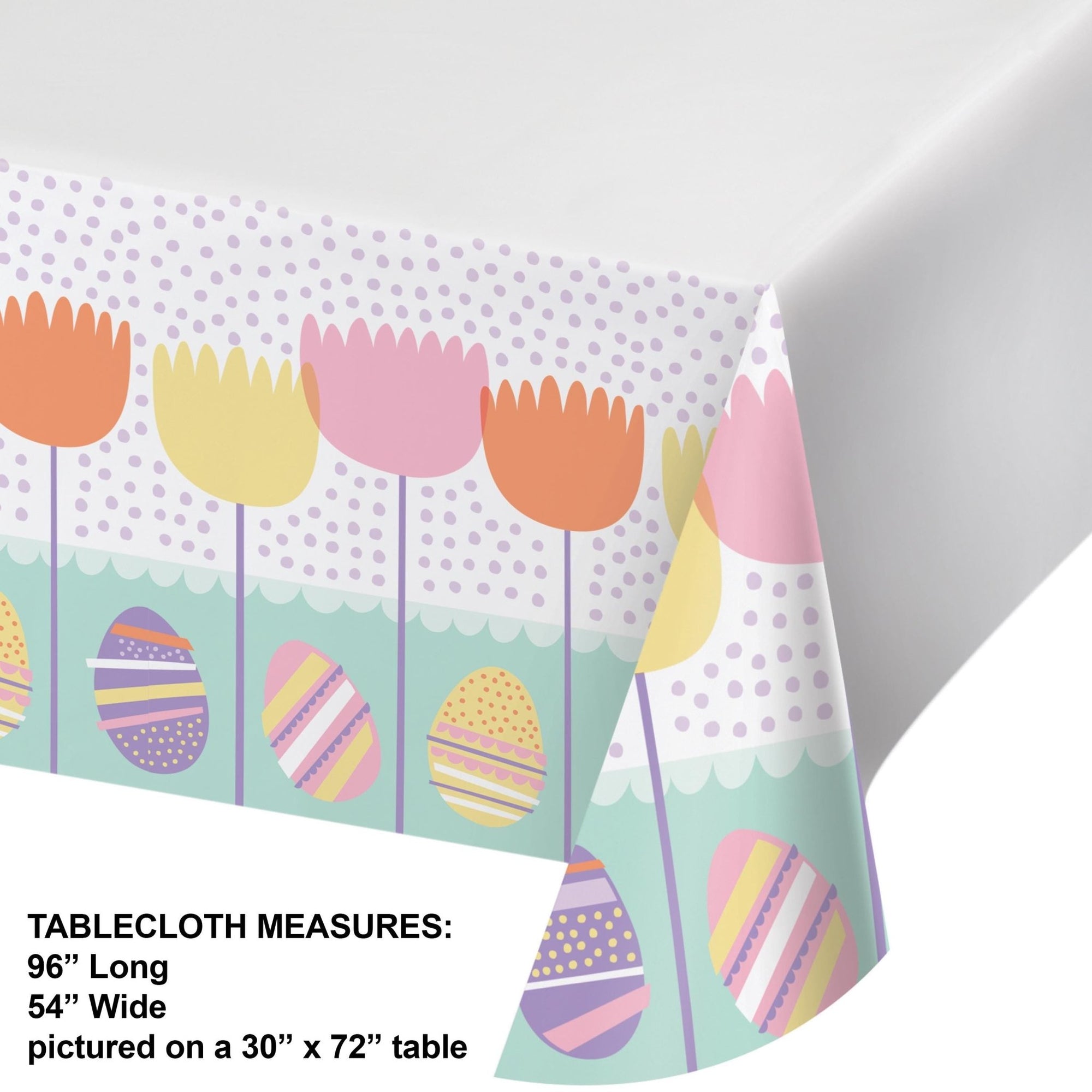 Spring Tulips Tablecloth - Stesha Party