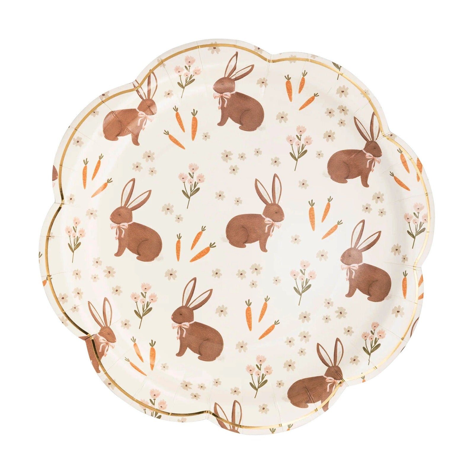 Springtime Bunny & Carrot Plates - Stesha Party