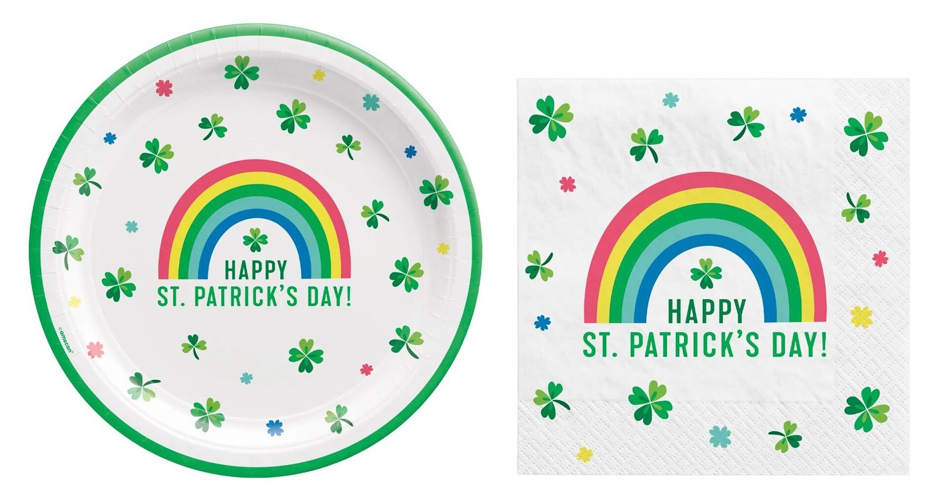 St Patricks Day Plates & Napkins - Stesha Party