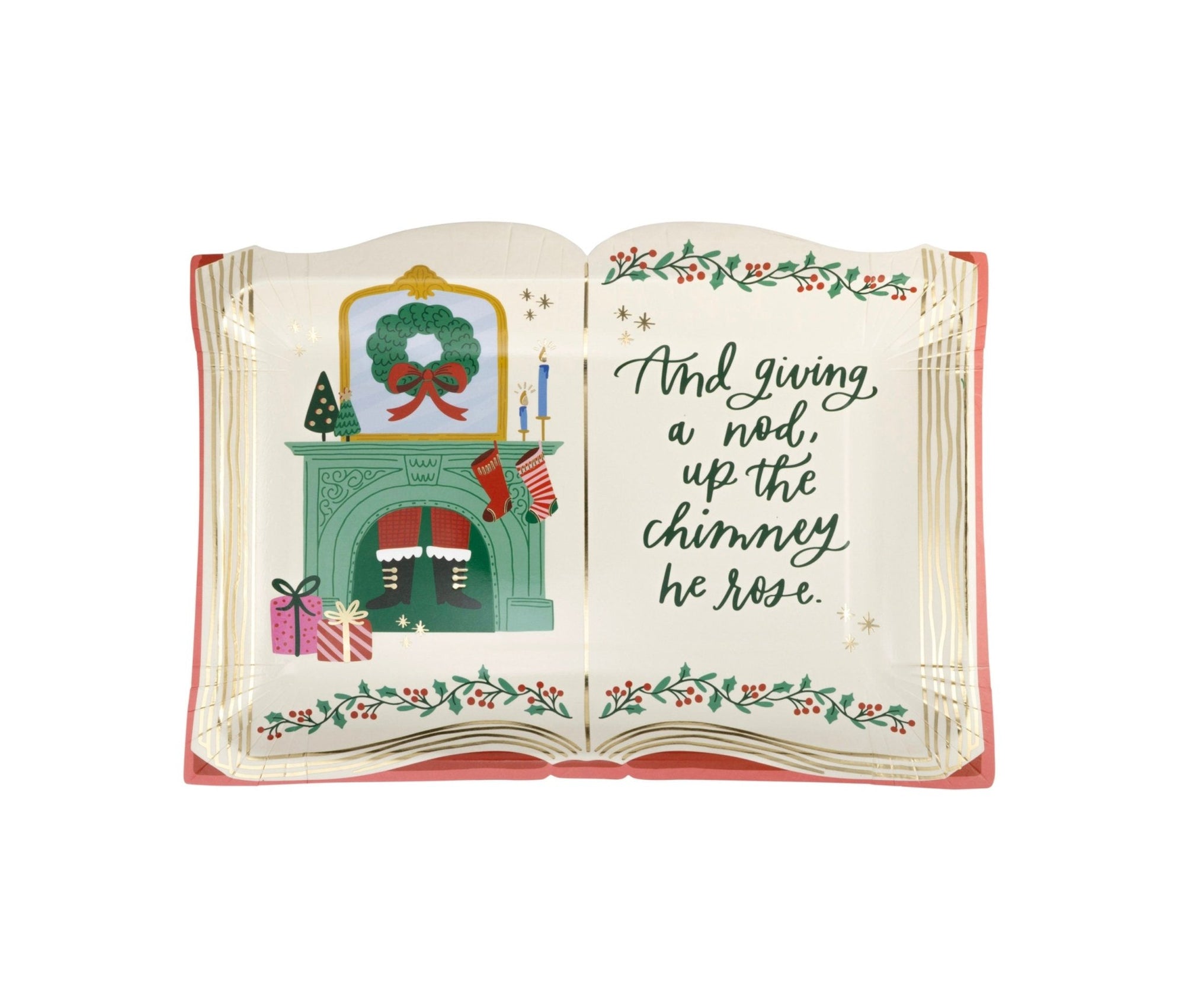 Storybook Holiday Plates - Stesha Party