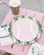 Striped Green Scalloped Dinner Plates 8ct - Stesha Party