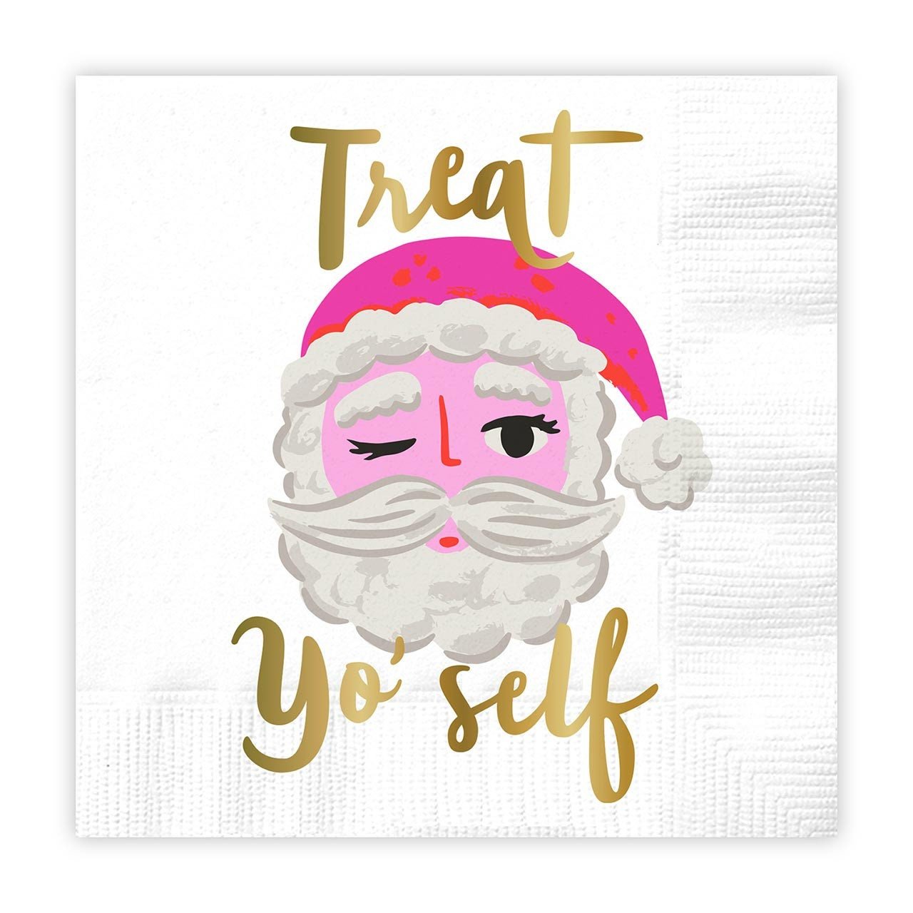 Treat Yo Self Santa Napkins - Stesha Party