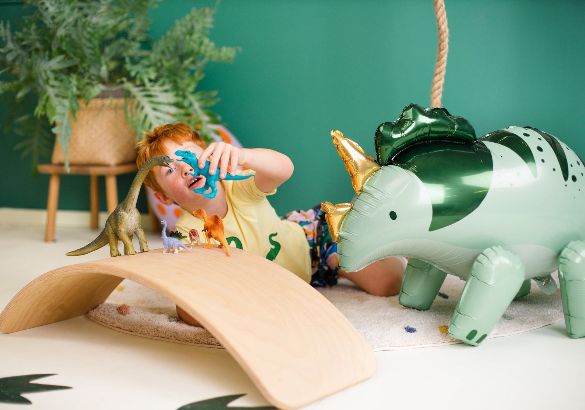 Triceratops Party Balloon - Stesha Party