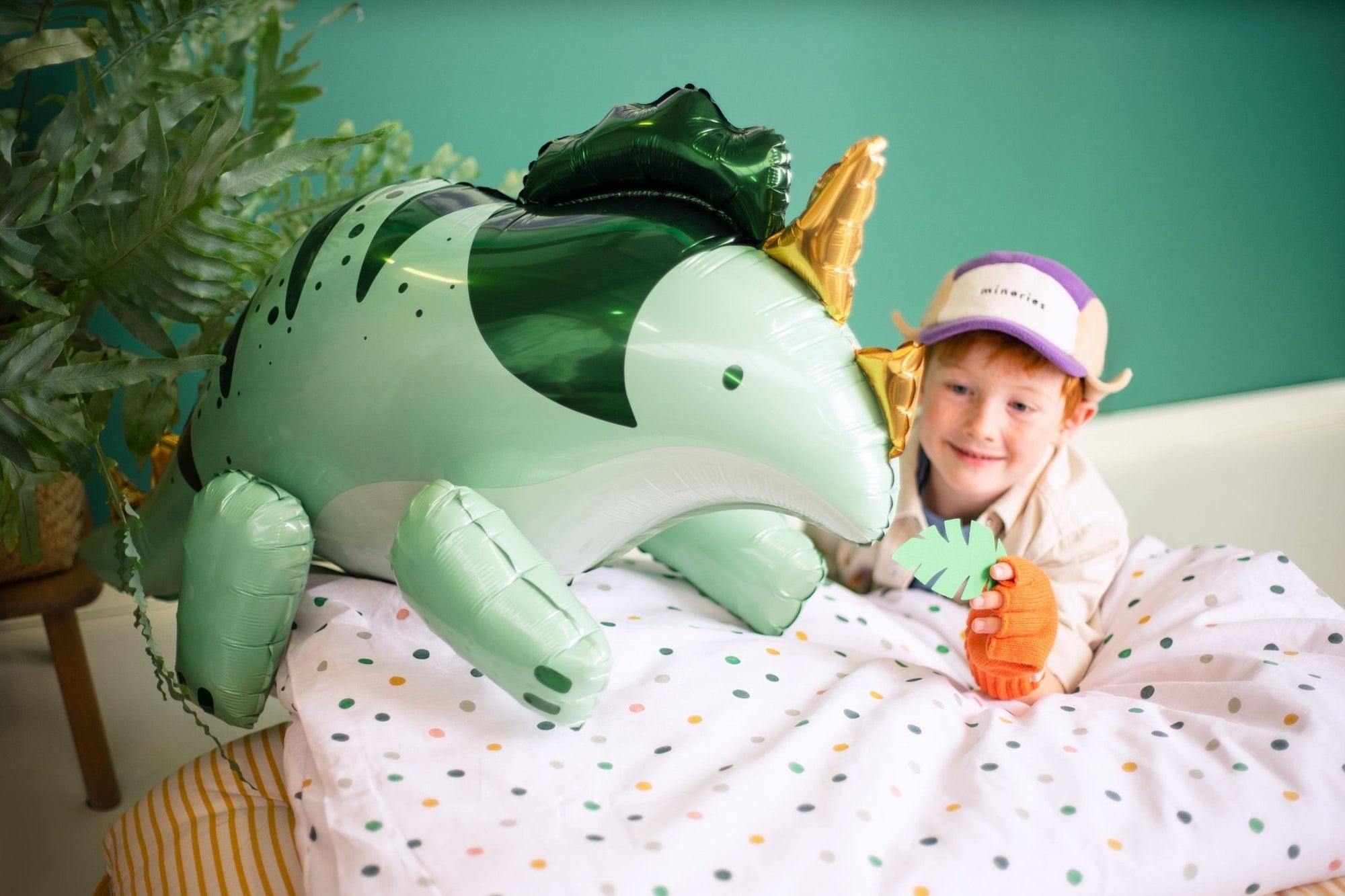 Triceratops Party Balloon - Stesha Party
