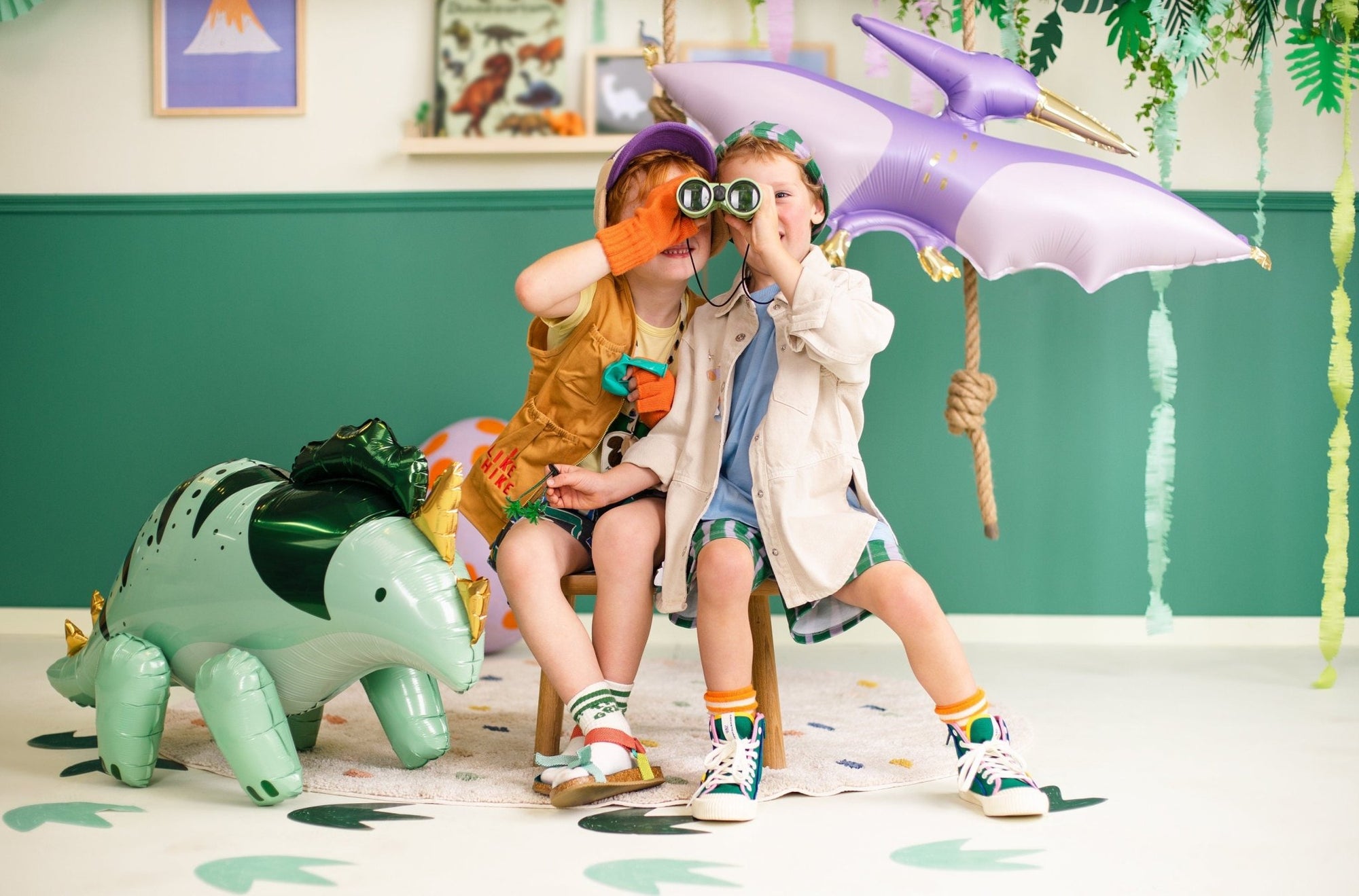 Triceratops Party Balloon - Stesha Party