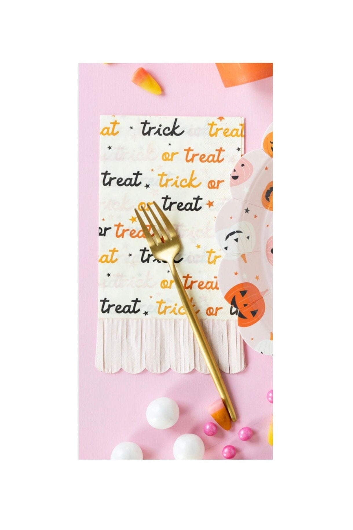 Trick or Treat Party Napkins - Stesha Party