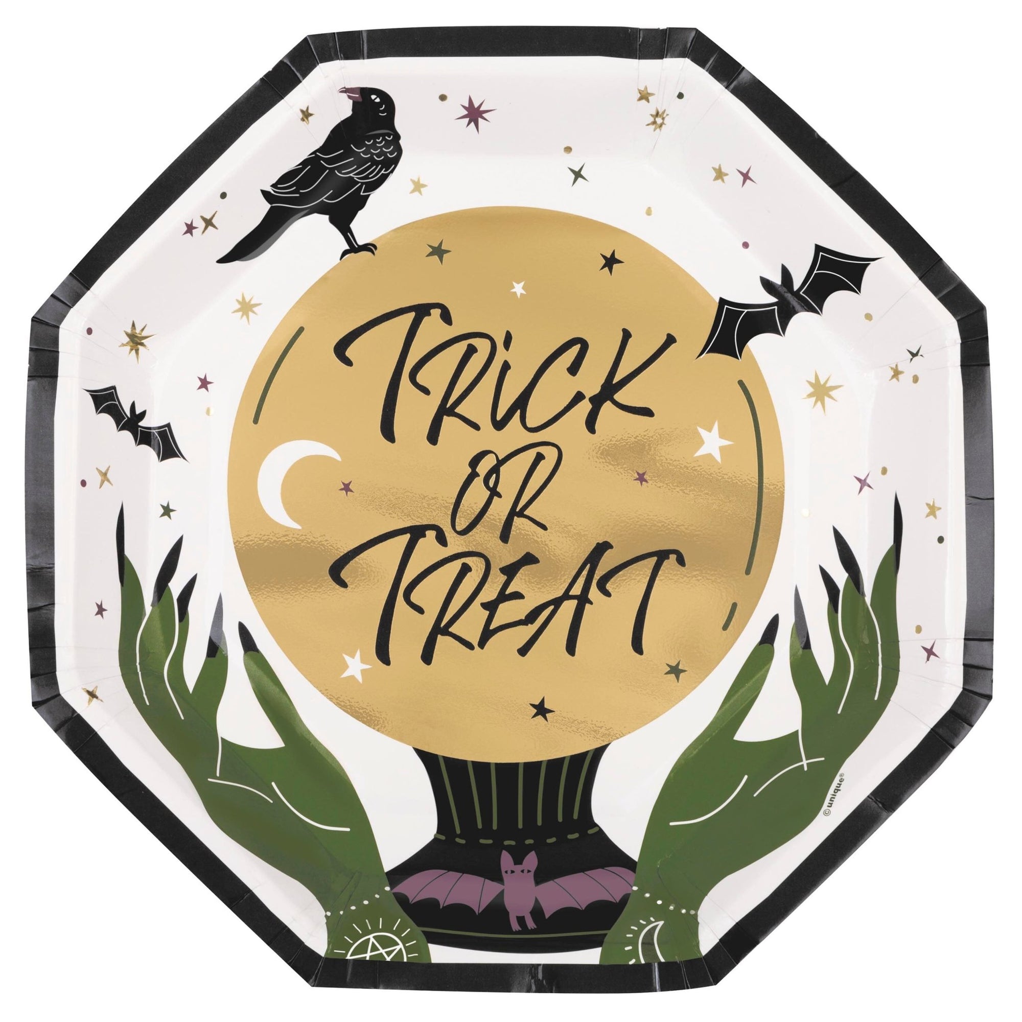 Trick Or Treat Witch Party Plates - Stesha Party