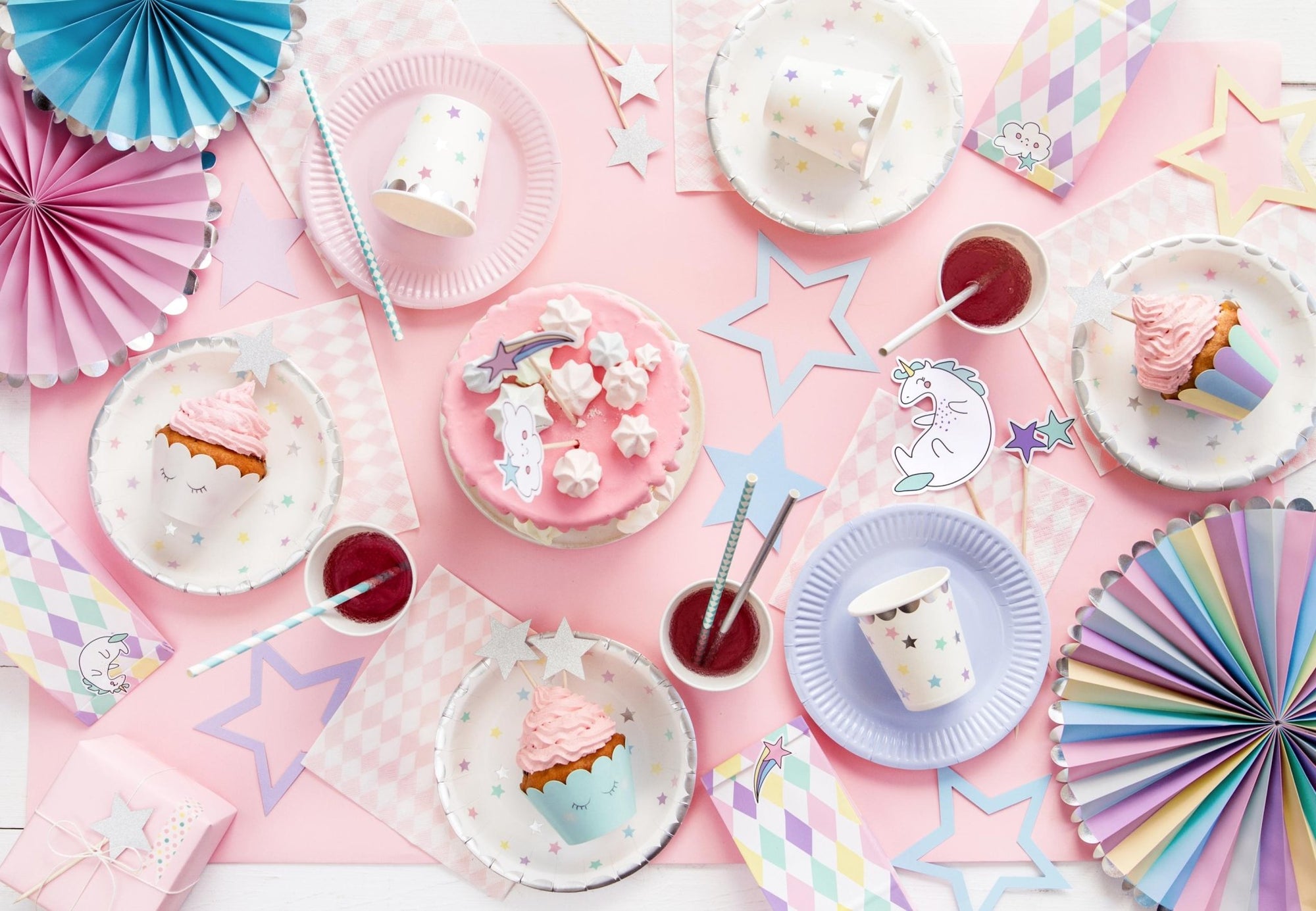 Unicorn Cupcake Wrappers 6ct - Stesha Party