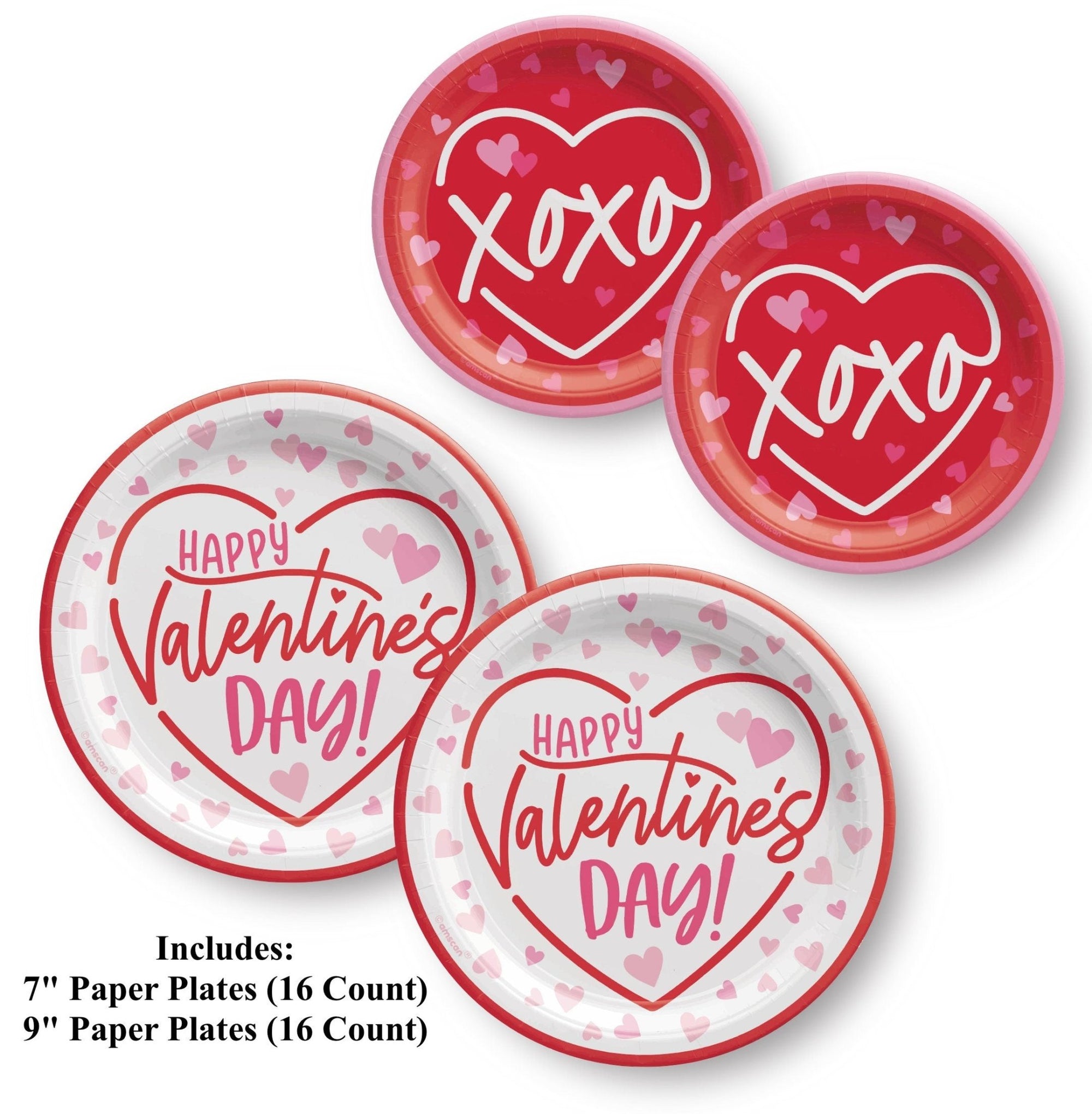 Valentines Party Plate Set - Stesha Party