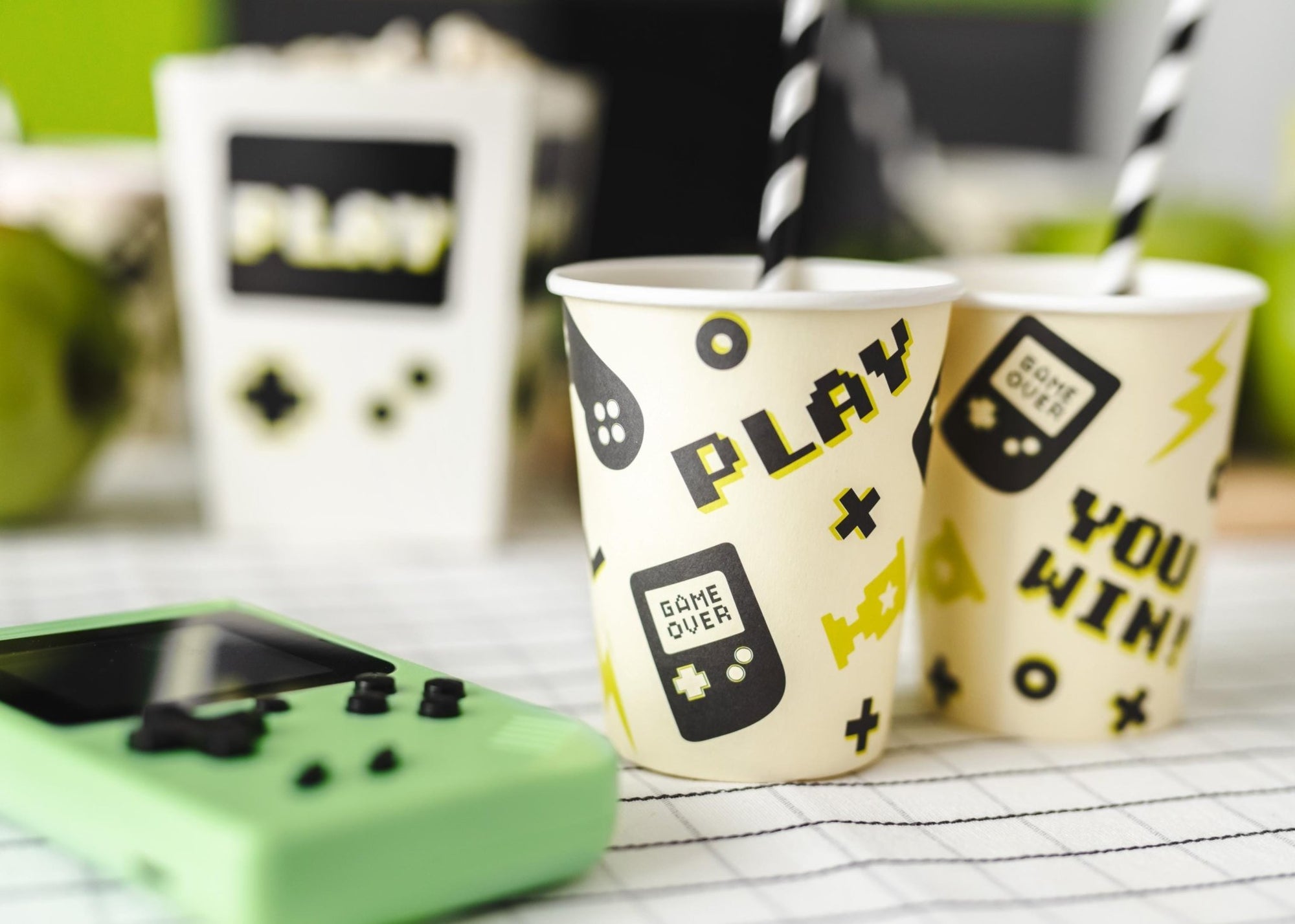 Video Game Party Cups 6ct - Stesha Party