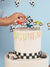 Vintage Race Car Cake Candles - Stesha Party