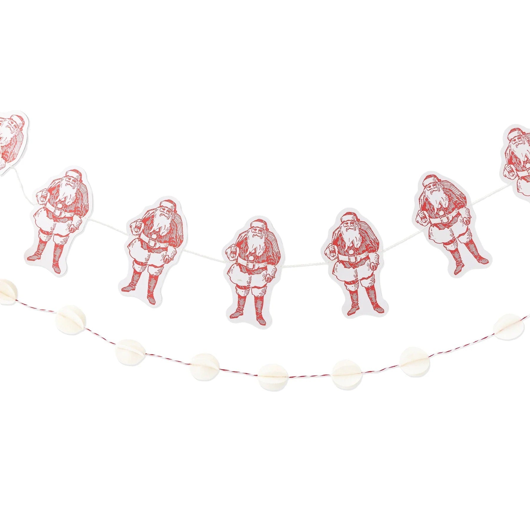 Vintage Santa Banner - Stesha Party