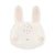 White & Pink Bunny Face Party Plates 8ct - Stesha Party
