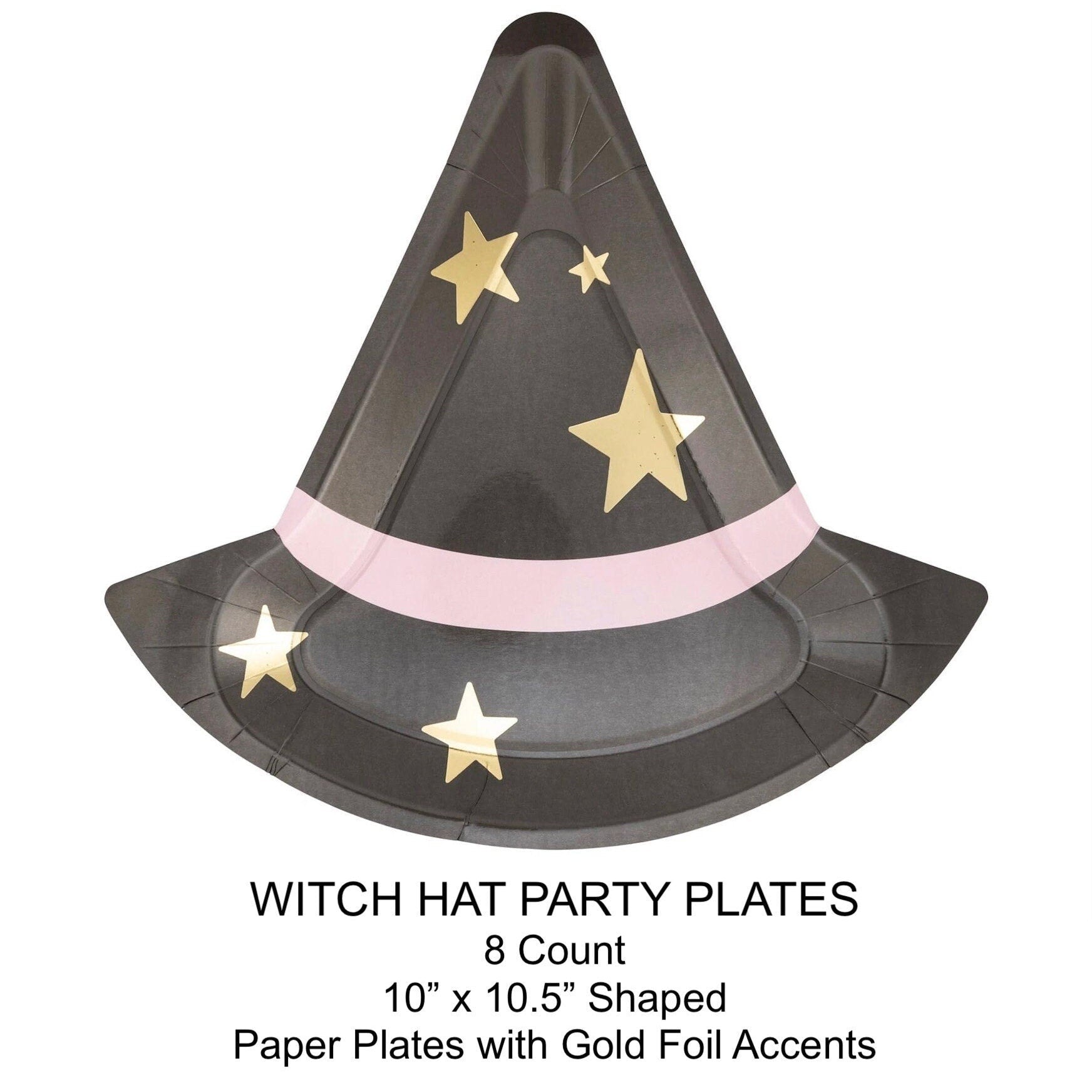 Witch Hat Party Plates - Stesha Party