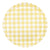 Yellow Gingham Party Plates 8ct - Stesha Party