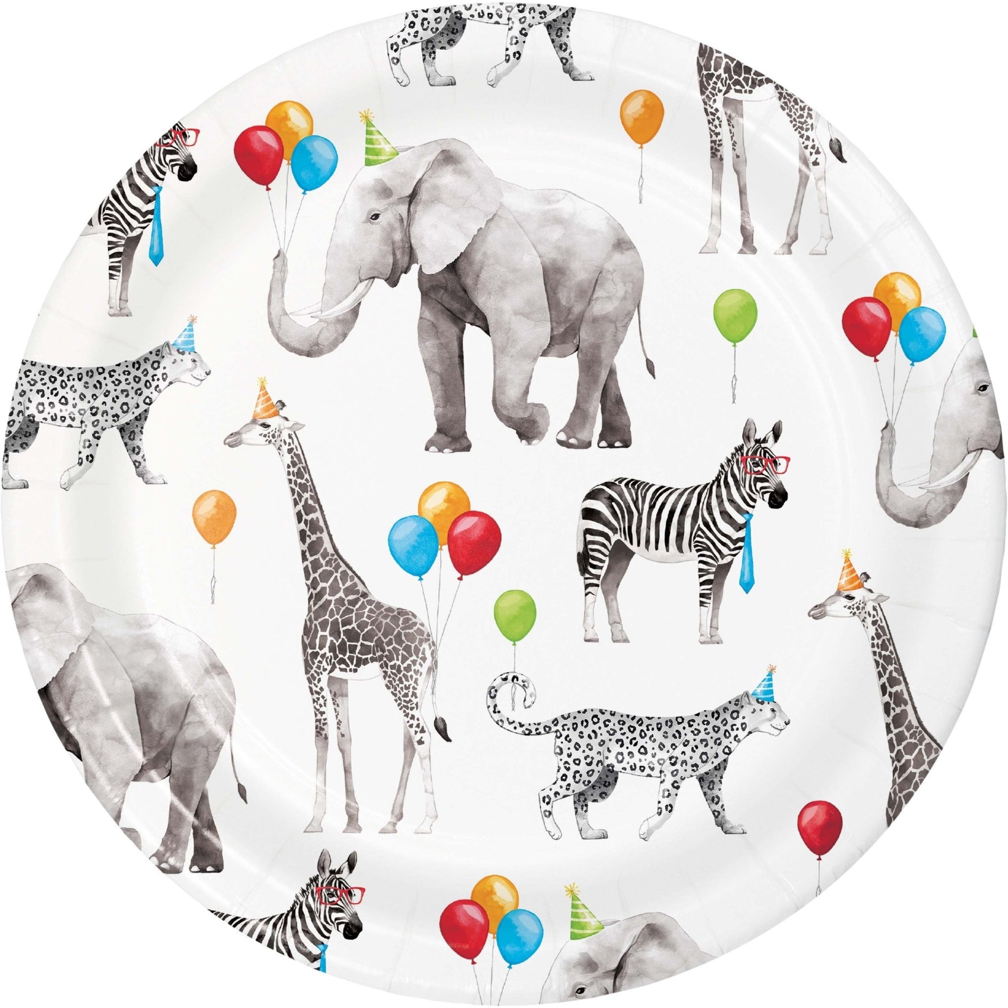 Zoo Party Animal Plates 8ct - Stesha Party