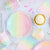 10 Iridescent Pastel Rainbow Party Cups - Stesha Party