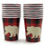 16 Buffalo Plaid Bear Party Cups - Stesha Party