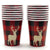 16 Buffalo Plaid Deer Party Cups - Stesha Party