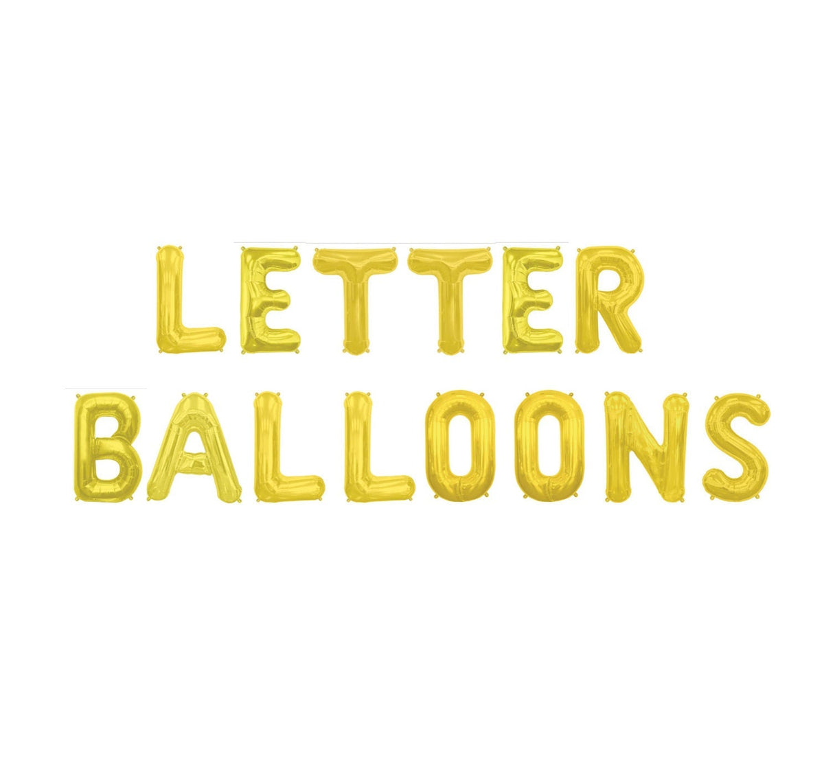 16&quot; Gold Letter Balloon - Stesha Party