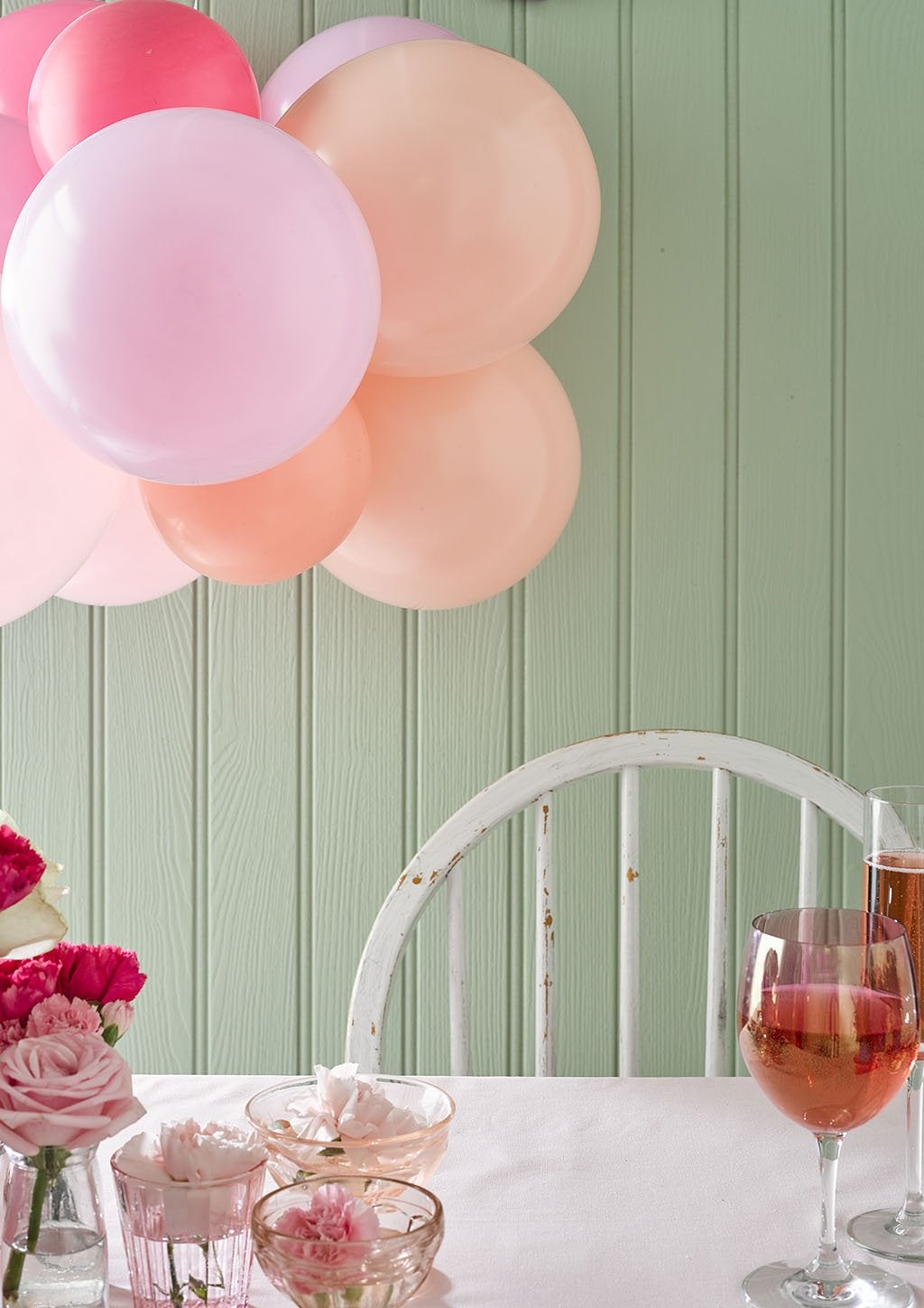 16 Pink & Peach Balloons - Stesha Party