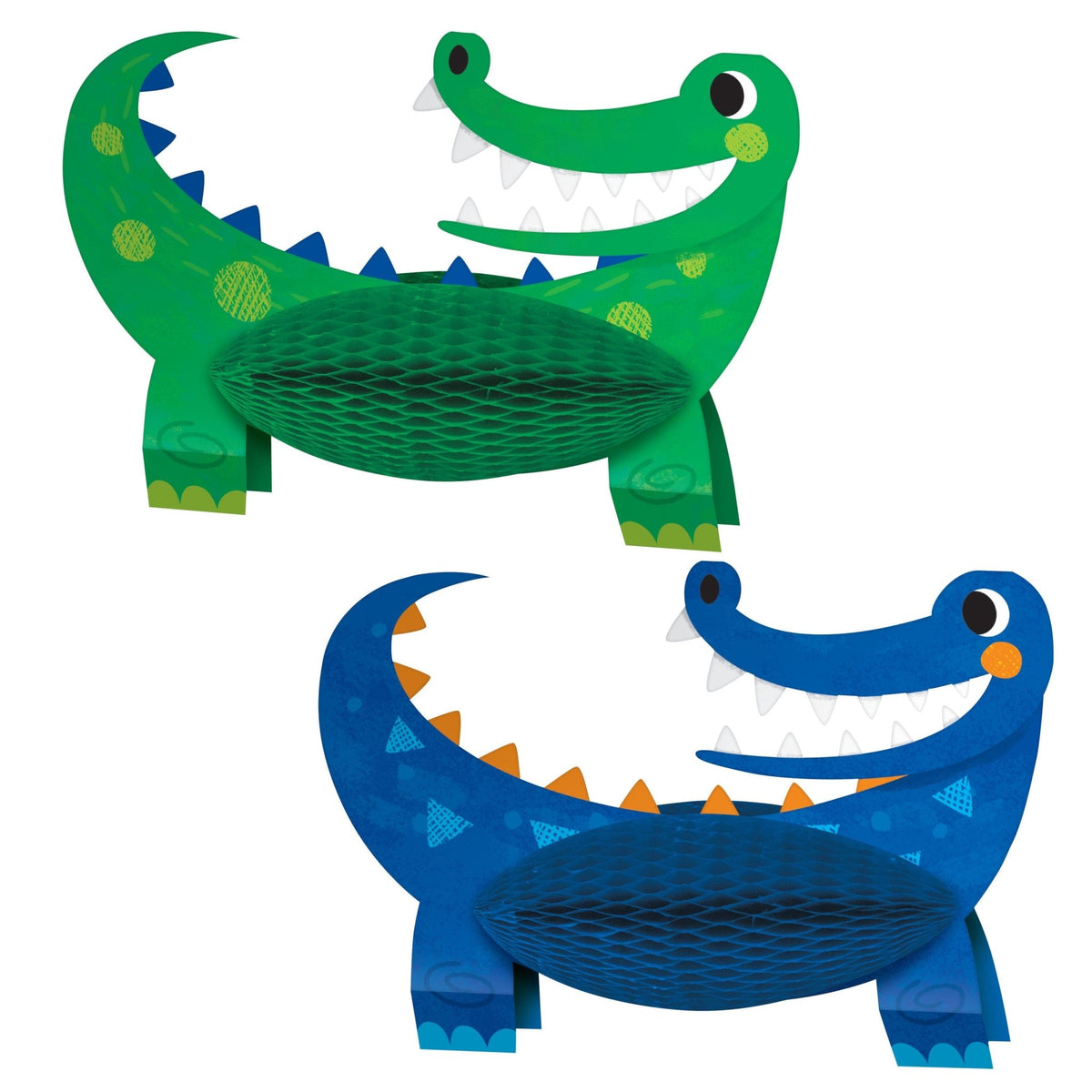 2 Piece Alligator Party Centerpiece - Stesha Party