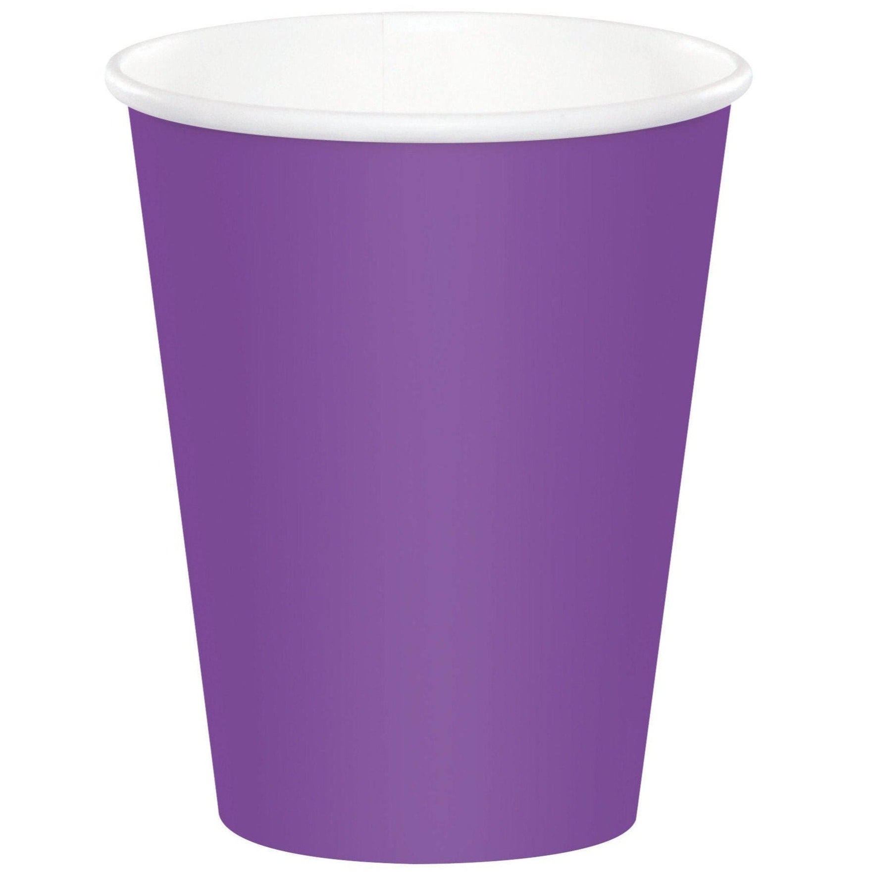 24 Amethyst 9oz Cups - Stesha Party