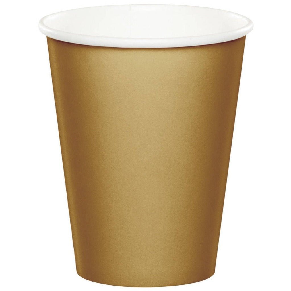 24 Gold 9oz Cups - Stesha Party