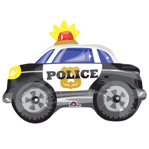 24&quot; Police Car Balloon - Stesha Party