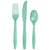 24-Set Plain Mint Cutlery - Stesha Party