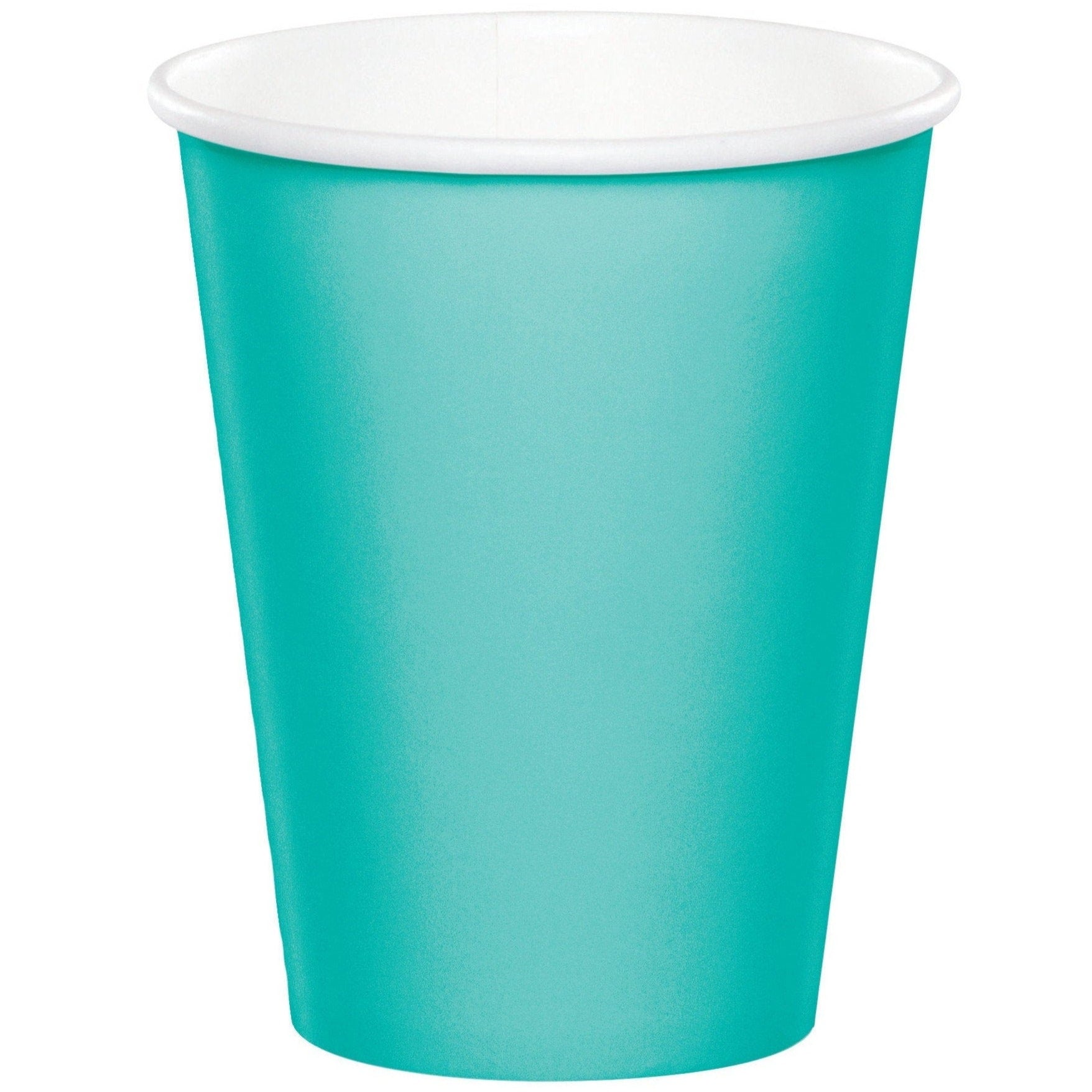 24 Teal 9oz Cups - Stesha Party