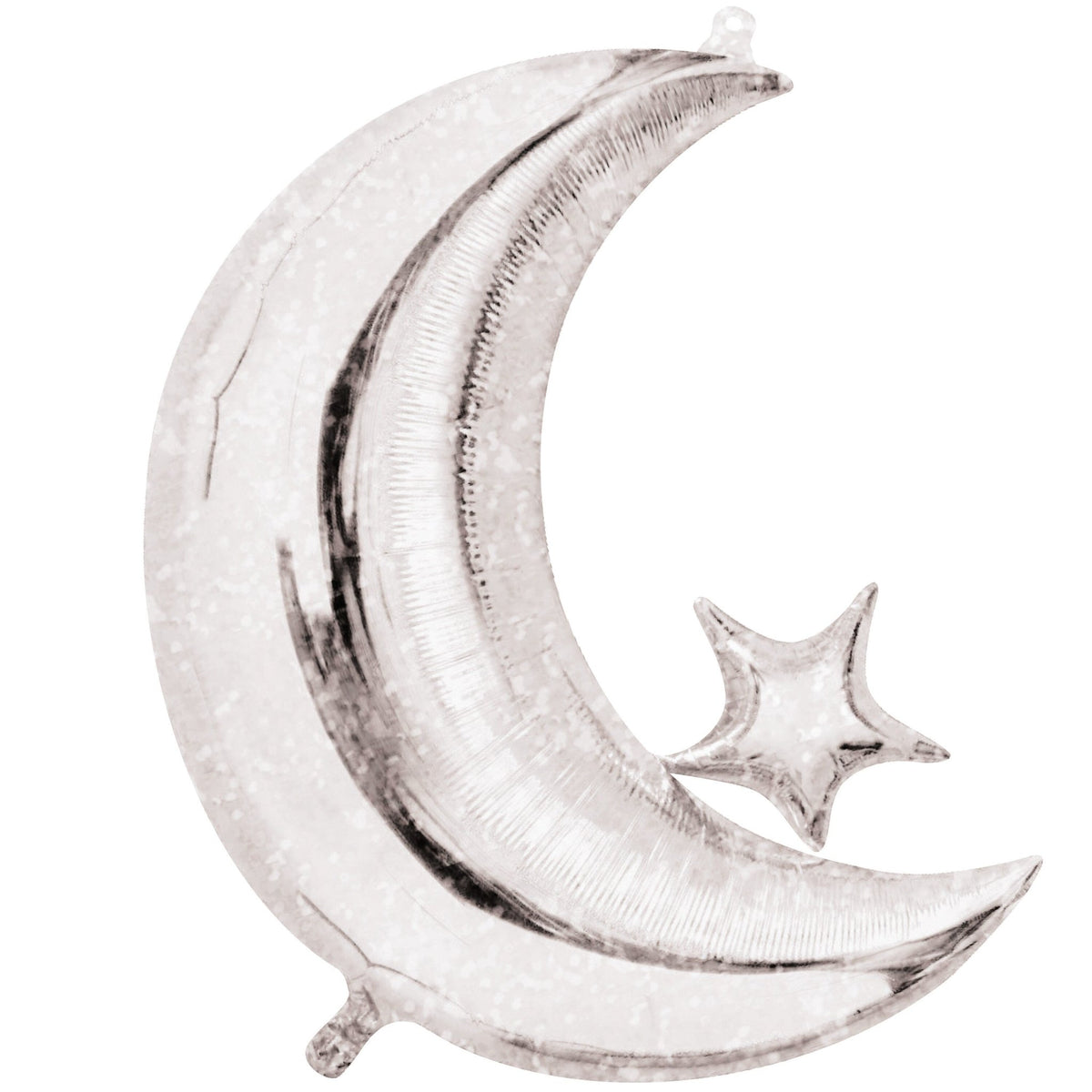 28.5&quot; Silver Moon Balloon - Stesha Party