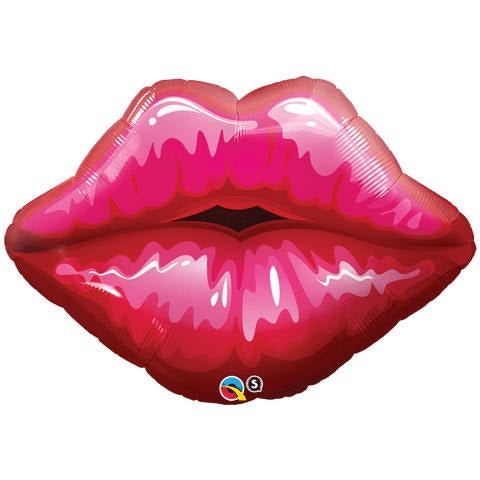 30&quot; Red Lips Balloon - Stesha Party