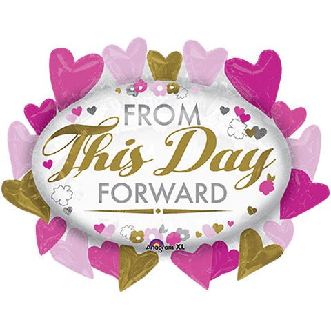 31&quot; &quot;From This Day Forward&quot; Wedding Balloon - Stesha Party