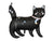 32" Black Cat Balloon - Stesha Party