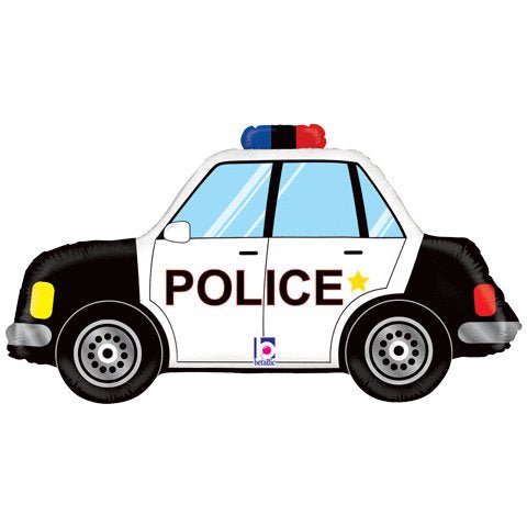 34&quot; Police Car Balloon - Stesha Party