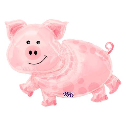 35&quot; Pig Balloon - Stesha Party