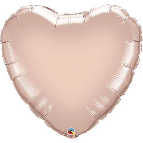 36&quot; Rose Gold Heart Balloon - Stesha Party