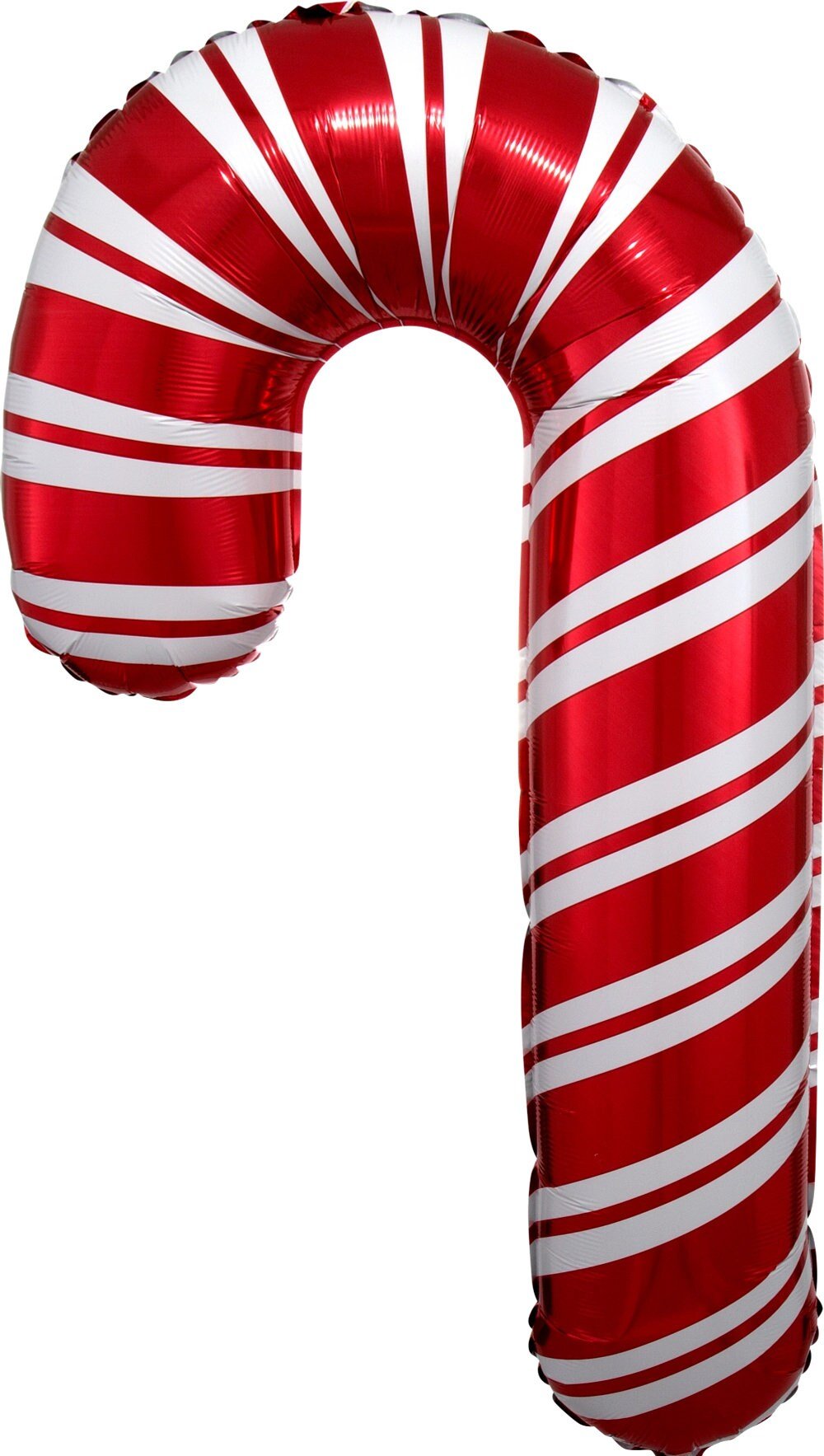 37&quot; Red Candy Cane Holiday Party Balloon - Stesha Party