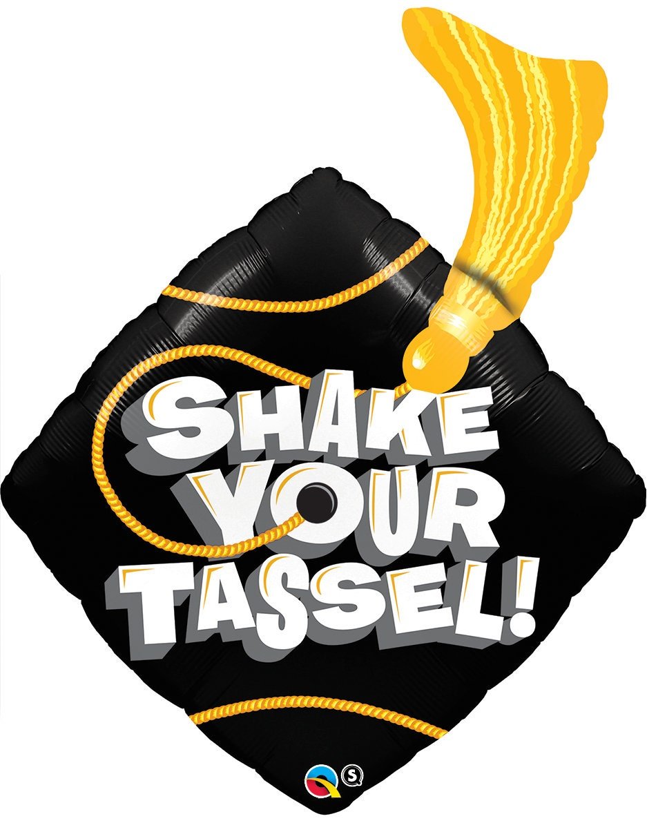 37&quot; Shake Your Tassel Graduation Balloon - Stesha Party