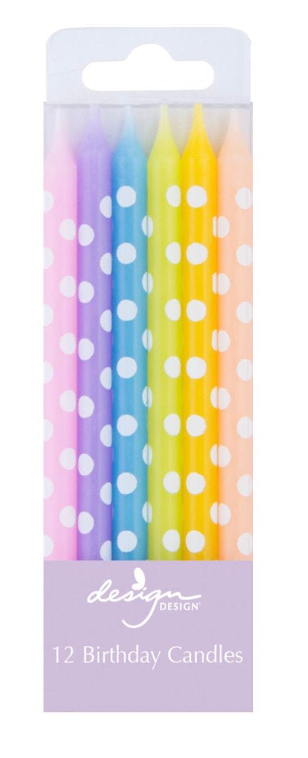 4&quot; Pastel Party Candles - Stesha Party