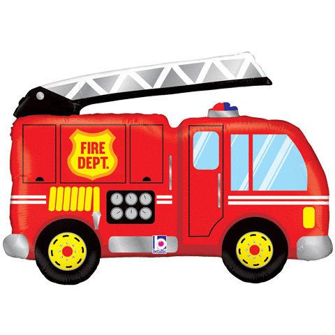 40&quot; Fire Truck Balloon - Stesha Party