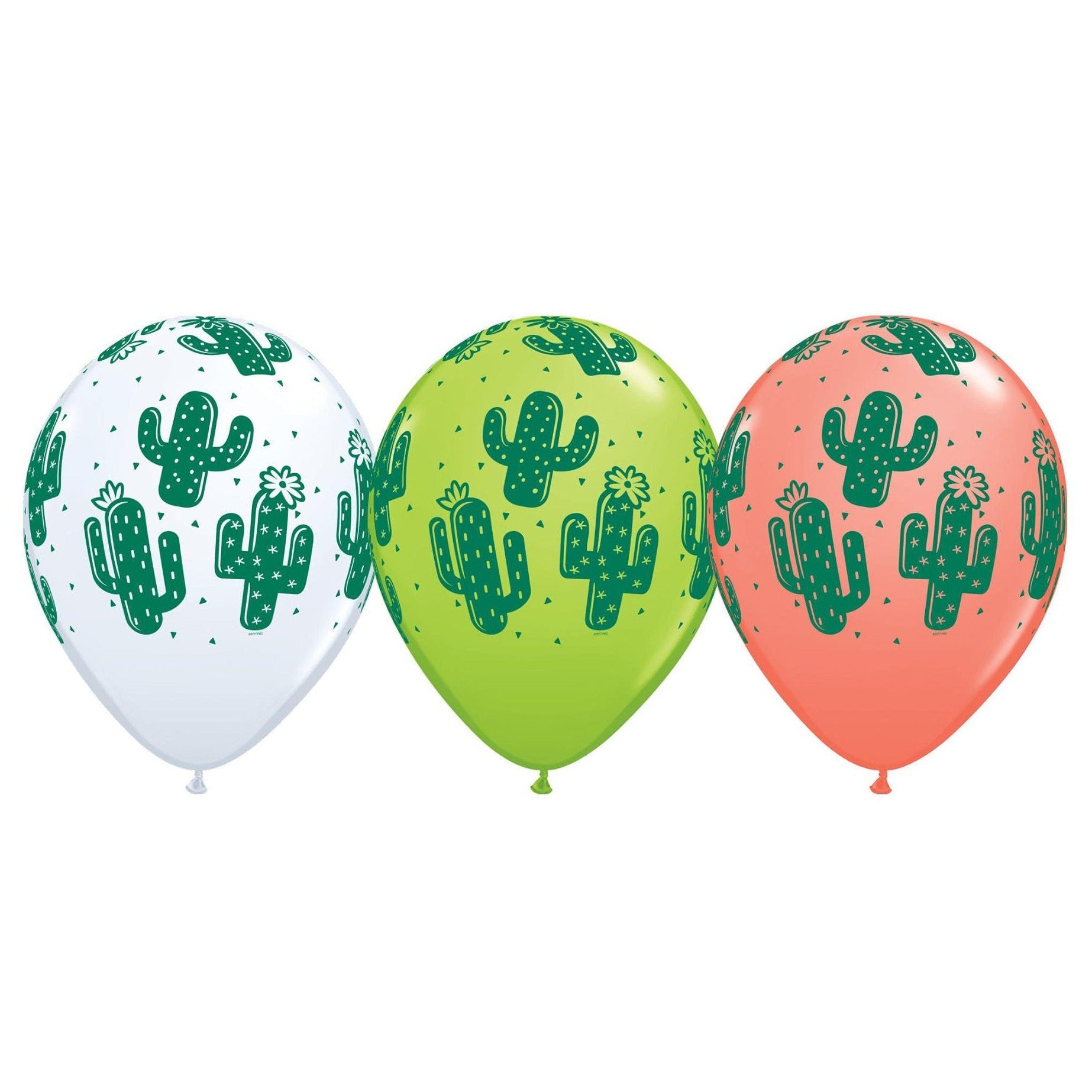 5 Cactus Balloons - Stesha Party