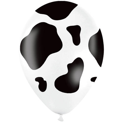 5 Cow Print Balloons - Stesha Party