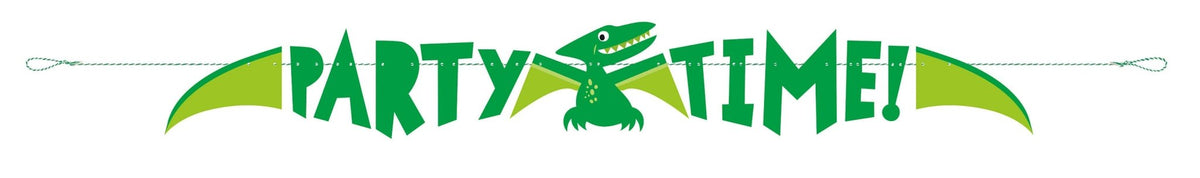 5&#39; Dinosaur Party Banner - Stesha Party