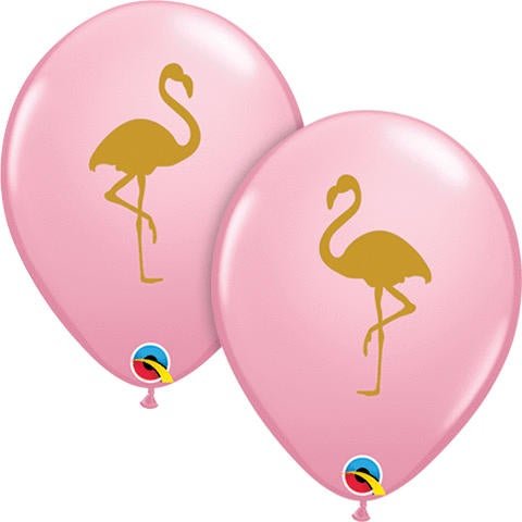 5 Flamingo Balloons - Stesha Party