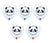 5 Panda Bear Balloons - Stesha Party