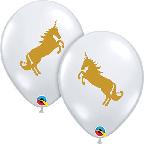 5 Unicorn Balloons - Stesha Party