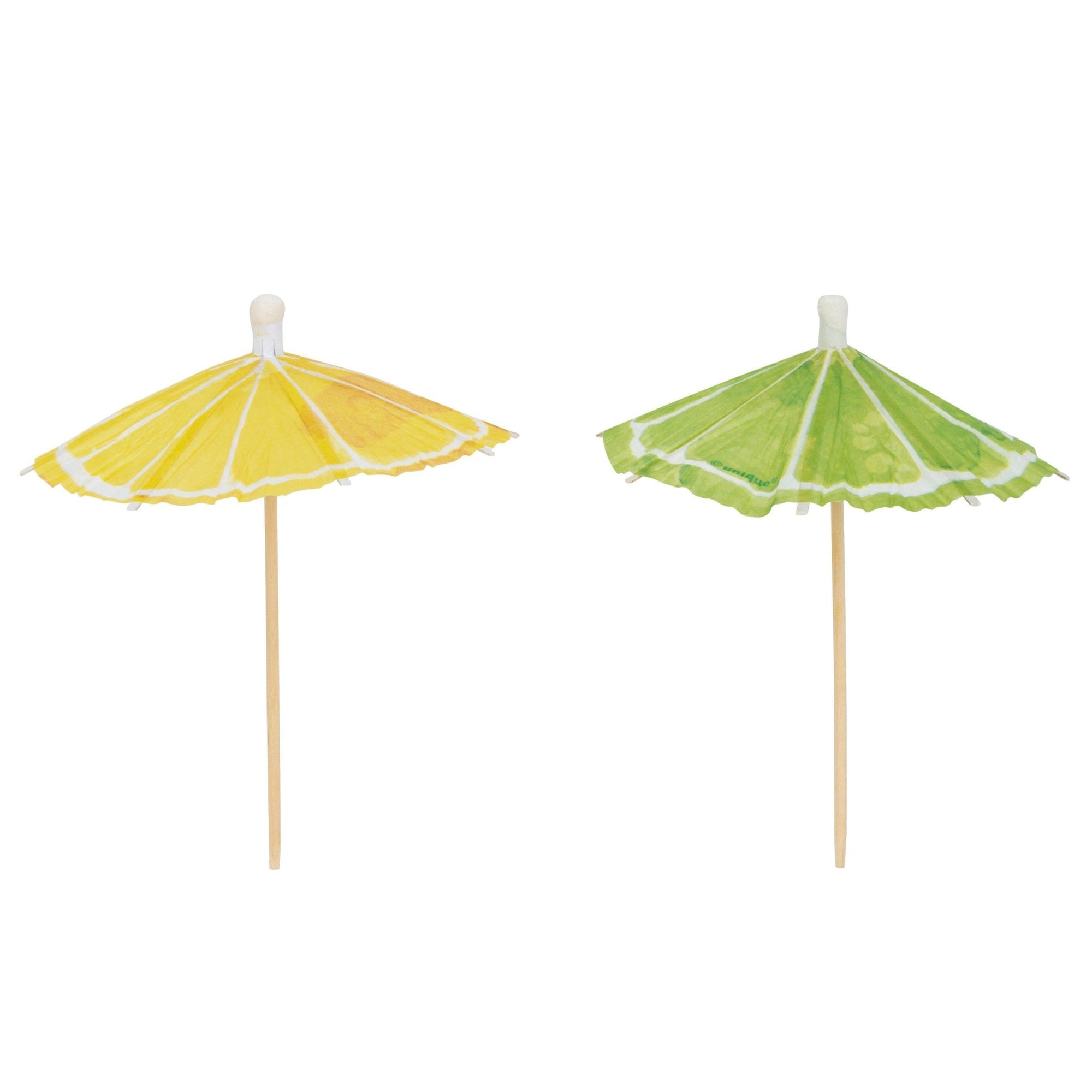 50 Citrus Fruit Party Cocktail Umbrellas - Stesha Party